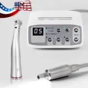 Dental Brushless LED Electric Micro Motor/1:5 Fiber Optic Contra Angle Handpiece