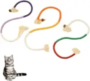 Cotton Rope cat Toy (Indoor cat), 3 PCS cat chew Toy (Teeth Cleaning), Cat