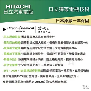 【 HITACHI 】75D23L 日本原裝 專用汽車電池 55D23L 80D23L 免運 EFB 免加水電瓶 哈家人