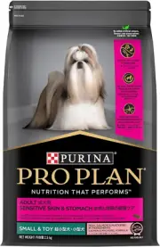 PRO PLAN Adult Sensitive Skin & Stomach Small & Toy Breed Dry Dog Food 2.5Kg