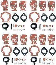ICHIPY Carburetor Repair Kit for Johnson Evinrude 0439073 439073 431897 431897 0431897 6 8 9.9 15 20 HP N8U9 Sierra 18-7219 (Color : 4 Set)
