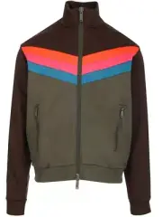 Dsquared2 Colour-Block Panelled Zip-Up Track Jacket MSRP $845 RARE Sz XL Men