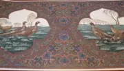 Wallpaper Border Victorian Paisley Wild Turkey Pheasant Bird Lodge Wall EH10003