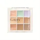9 Colors Concealer Palette Waterproof Moisturizing Concealer Cream Covering Acne