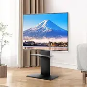 TV Stand Swivel Floor TV Stand for 32 to 70 Inch TVs, Height Adjustable TV Stand with Mount, Tall TV Stand Space Saving for Corner and Bedroom