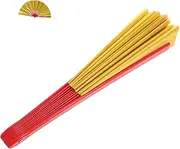 [Abaodam] Tai Chi Hand Fan Foldable Performance Fan Tai Chi Dancing Fan Festival Dancing Fan Portable Hand Fan Stage Performance Fan Festival Hand Fan Shirt Fan Plastic
