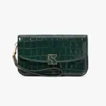 KATE SPADE 手拿包 DAKOTA CROC-EMBOSSED FLAP WRISTLET｜限時★滿萬折$500★保健食品3件9折★下單贈美國暢銷護手霜