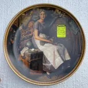 Norman Rockwell Dreaming In The Attic Collector Plate Bradford Exchange Knowles