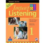 IMPACT LISTENING 1 附光碟💿英語聽力學習書📖