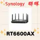 全新公司貨 Synology 群暉 RT6600ax AX6600 三頻 Wi-Fi 6 路由器