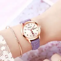 在飛比找樂天市場購物網優惠-手錶防水女錶女兒童簡約時尚帶夜光石英女錶
