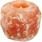 Himalayan Pink Salt Candleholder - Carved Shape Crystal Rock