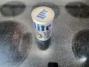 '94 Miller Lite Pop The Top Beer Can With "Full Contact Golf" T- Shirt Inside