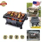 Mini Japanese Yakitori Grill - Portable Cast Iron Charcoal Stove for Camping
