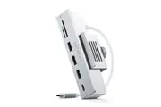 SATECHI Aluminum USB-C Clamp Hub for 24" iMac (Silver)