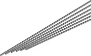 uxcell Carbon Fiber Rod, 1mm x 420mm for RC Car Airplane DIY Tool Wing Tube Quadcopter Arm, Pack of 10