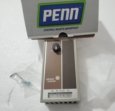 Johnson Controls/PENN T25A-1C Two Stage Room Thermostat NEW IN BOX - USA SELLER