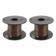 28AWG Gauge Stranded Hook-Up Wire PVC Tinned Copper Wire Spool 50m/164ft Brown