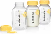 Breastmilk Storage & Collection Bottles, BPA Free, 150Ml, Pack of 3