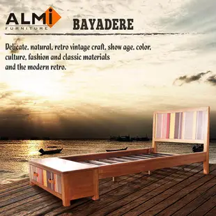 限量2組｜ALMI｜DOCKER BAYADERE-BED 109x192 雙抽單人床｜週年慶特惠中