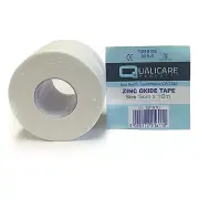 5CM x 10M ZINC OXIDE TEARABLE STRAPPING TAPE x 2 ROLLS - SPORTS, FIRST AID,