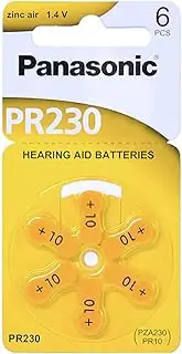Panasonic Zinc Air Hearing Aid Batteries Size 10 (180 Batteries)