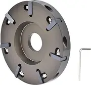 Hoof Trimming Disc, 7 Teeth Hoof Trimming Plate Metal Hoof Trimmer Grinder Disc with 7 Blades for Livestock Cow Horse Goat Cattle Sheep, 3.9in Grey