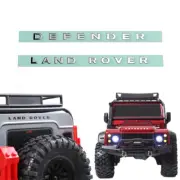 1/10 RC Metal For LR & DF Logo Sticker for TRX4 4WD D110 D90 RC Car
