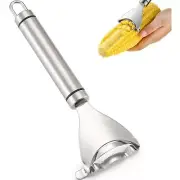 Corn PeelerStainless Stee Cob Corn Stripper Good Helper in Kitchen Sharp Durable