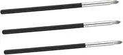 HONITANO 3Pcs Handle Angled Concealer Brush for Makeup Application for Loose Powder and Concealer Home Salon Use Makeup Brushes
