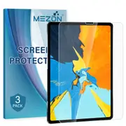 [3 Pack] Apple iPad Pro 11" 2018 Ultra Clear Film Screen Protector by MEZON – Face ID Compatible, Case and Pencil Friendly (iPad Pro 11", Clear) – FREE EXPRESS