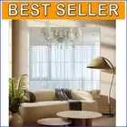 High-Definition Frameless Wall Mirrors - 16 PCS Set for Effortless Home Style