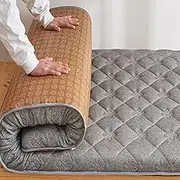 Futon Mattress,Dual-Purpose Cool Mat,Roll Up Mattress for Floor,Portable Japanese Sleeping Mat,Thai Meditation Yoga Zen,Guest Twin Full Queen(C,100 * 200cm)