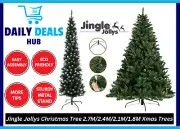 Jingle Jollys Christmas Tree 2.7M/2.4M/2.1M/1.8M Xmas Trees Green Decorations