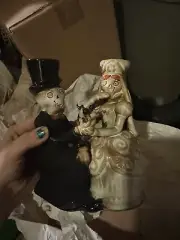 Yankee Candle Boney Bunch Bride & Groom Proposal Taper Holder Halloween 2010