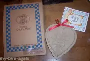 Brown Bag Cookie Mold Heart 1989 In Original Box WITH Card
