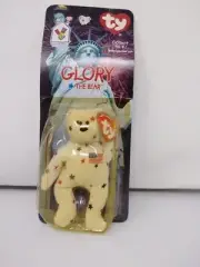 Glory The Bear 1999 McDonalds Ty Beanie Baby with RARE 1993 ERRORS
