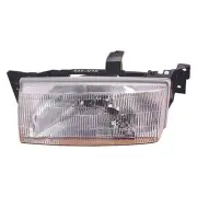 Headlight For 1991-1996 Mercury Tracer Driver Side Chrome Housing Clear Lens