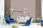 3D Floral Birds Wallpaper Wall Mural Removable Self-adhesive 1137