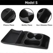 Car Storage Box Console Center Insert Box for Tesla Model S 2012-2017