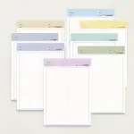 Ξ ATTIC Ξ 韓國A.SHOP~ COLOR ENERGY NOTEPAD B5 方眼格便條本/筆記便條紙