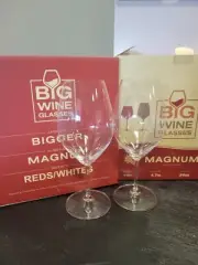 riedel wine glasses Set Of 4 Magnum 11" 39 Oz Big C9 Box 3