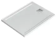 Bathroom Shower Base 820 x 900mm Solid Cast Construction Stonelite ECO EC829R