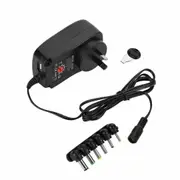 Power Supply Adapter Universal AC/DC 3V-12V Adjustable Plug-In Wall Charger 2.1A