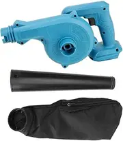 AIMALL Portable Cordless Air Blower – 1080W, 19000 RPM Leaf and Dust Cleaning Tool with Li-ion Battery Capability, Blue