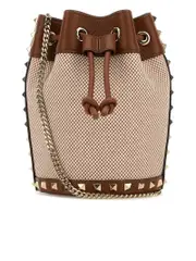 Valentino Garavani Mini Drawstring Rockstud Bucket Bag