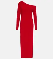 [Norma Kamali] Norma Kamali One-shoulder maxi dress AU 14 red