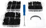 YOSADIER 626Pcs Auto Fasteners Clip Repair Kit with Screwdriver Durable Retainer Clips Assortment for Car Bumper Repairs Portable Storage Box Included