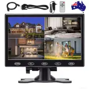 7i'' LCD HD CCTV IPS Monitor PC HDMI AV/RCA VGA Input with Speaker Surveillance