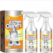 2025 New All-Purpose Parctical Stubborn Stain Clean Foam Spray,Kitchen Oil Cleaner, Multi Purpose Foam Cleaner Spray for Kitchen Pots, Countertops, Stoves, Ovens (2PCS)